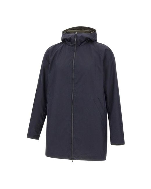Aspesi Blue Rain Jackets for men