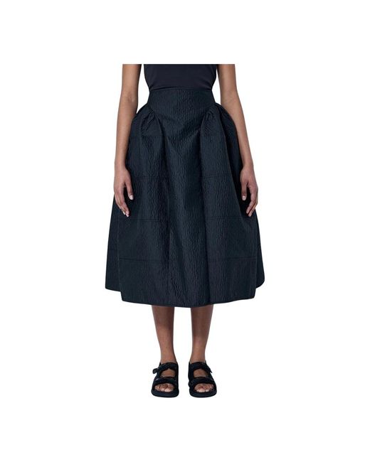 CECILIE BAHNSEN Blue Midi Skirts