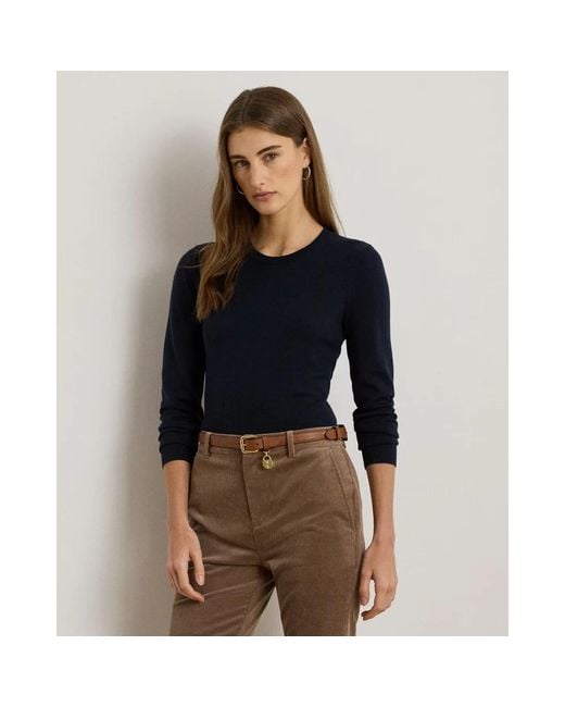 Ralph Lauren Blue Round-Neck Knitwear