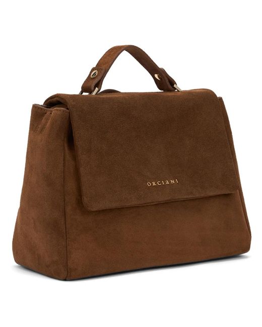 Orciani Brown Handbags