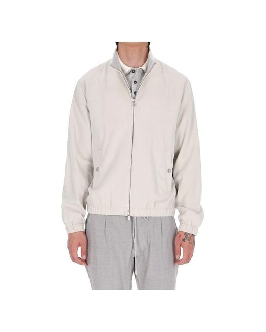 Eleventy Gray Light Jackets for men