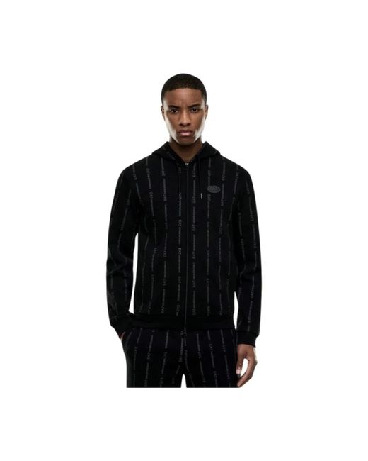 Zip-Throughs EA7 pour homme en coloris Black