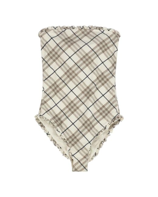 One-Piece Burberry de color Natural