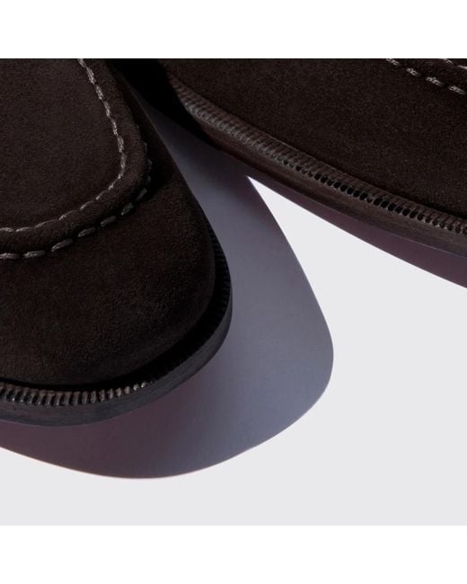 Scarosso Black Loafers for men