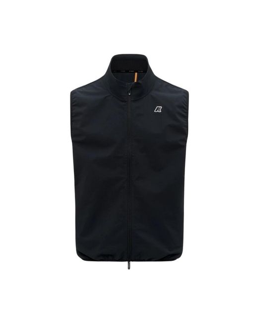 K-Way Black Waistcoats for men
