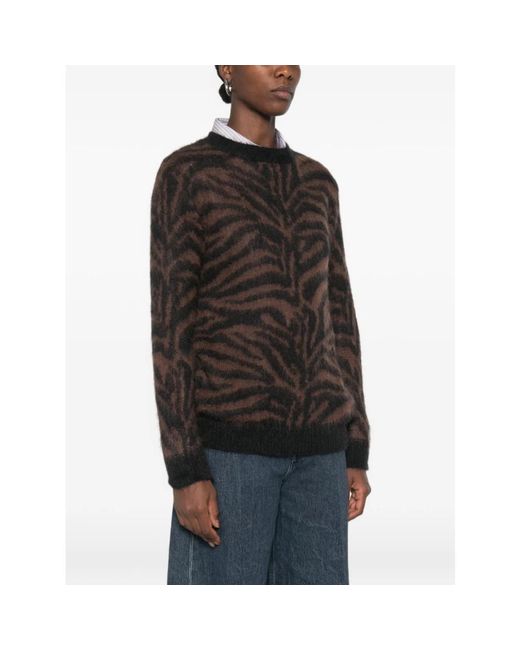 P.A.R.O.S.H. Black Round-Neck Knitwear