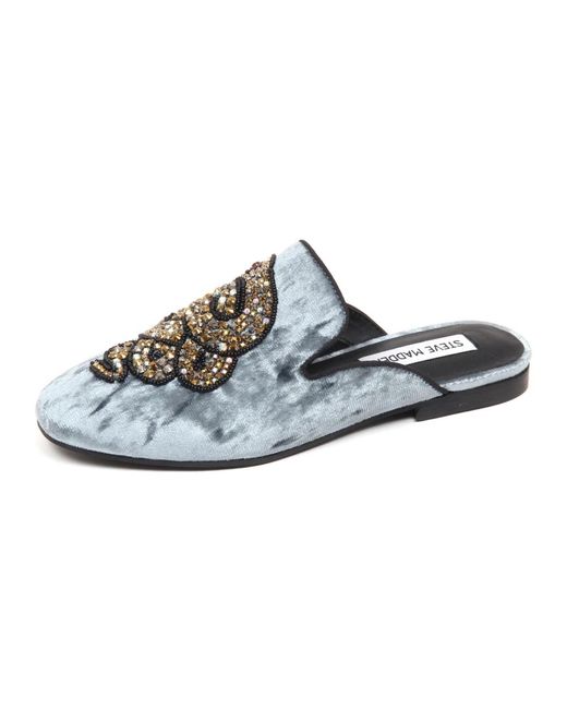 Steve Madden Gray Mules
