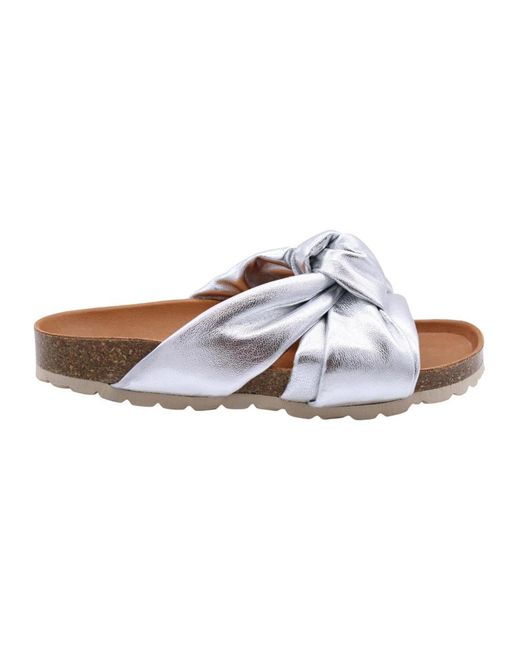 Verbenas Schoenen ,Grijs ,Milosevic Slipper Voor Mannen in het White