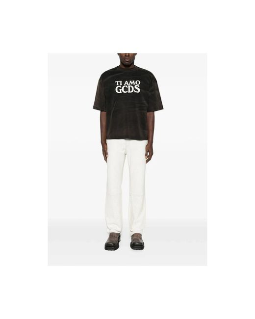Cole Buxton White Leather Trousers for men
