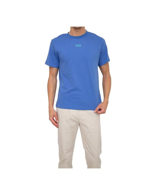 Gcds Blue T-Shirts for men