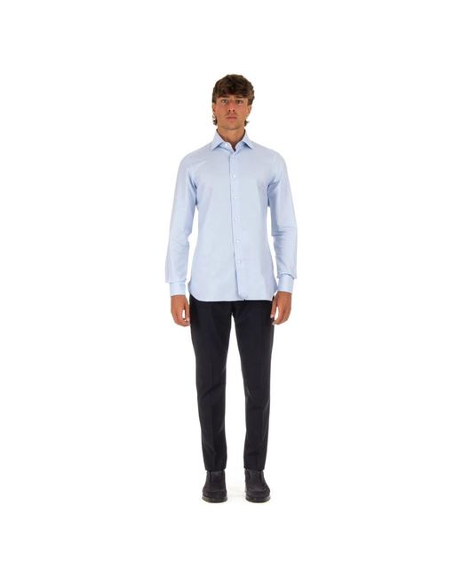 Zegna Blue Formal Shirts for men
