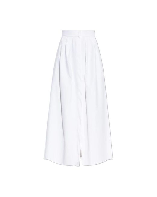 Max Mara White Midi Skirts