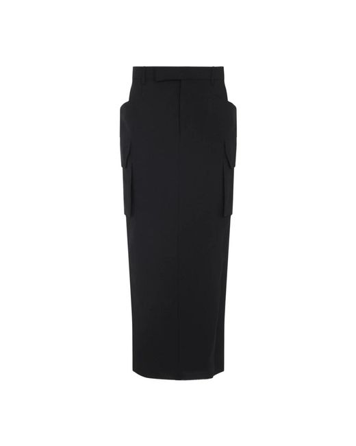 Rick Owens Midi Skirts in het Black