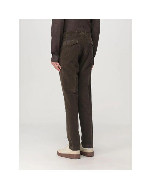 PT Torino Stilvolle Braune Cordhose Slim Fit in Gray für Herren