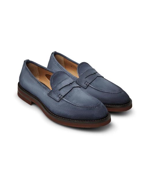 Fabi Blue Loafers for men