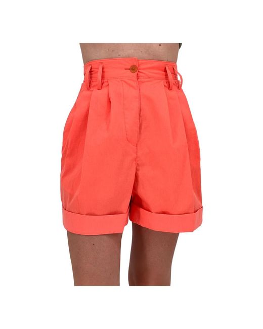 Forte Forte Red Short Shorts