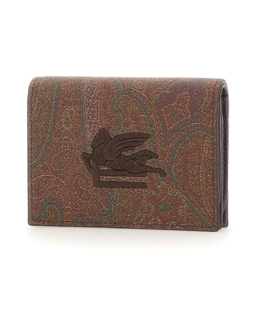 Etro Brown Wallets & Cardholders