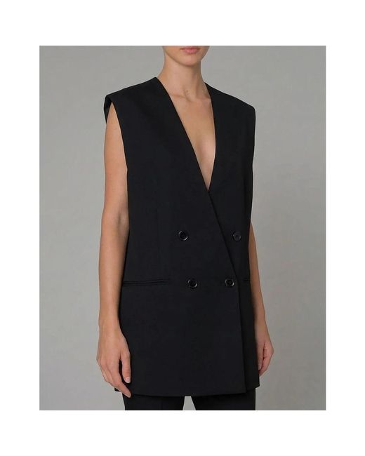 Vests Alberta Ferretti de color Black