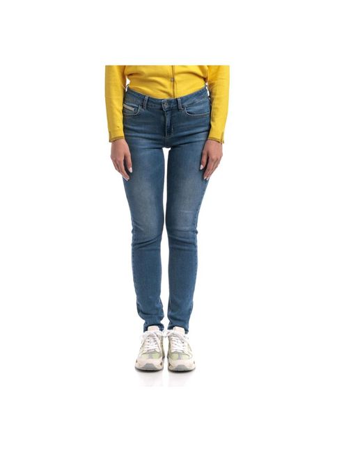 Jeans skinny cintura alta Liu Jo de color Blue