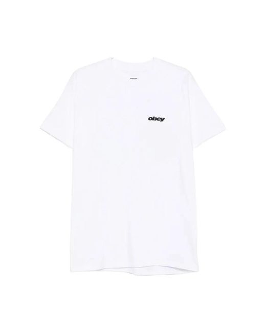 Obey White T-Shirts for men