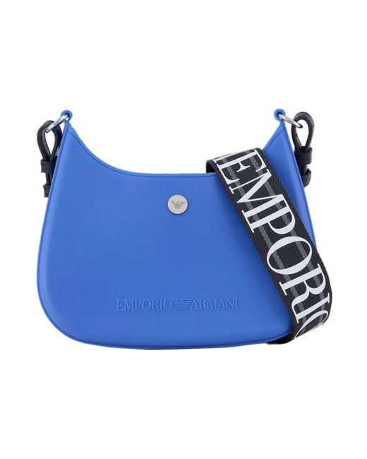 Emporio Armani Blue Hochwertige schultertasche für frauen,bags