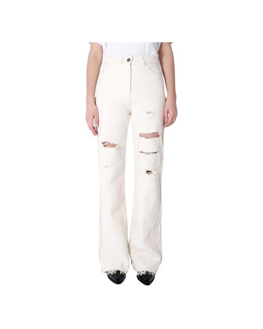 Seafarer White Flared Jeans