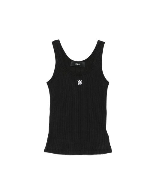Amiri Black Tops