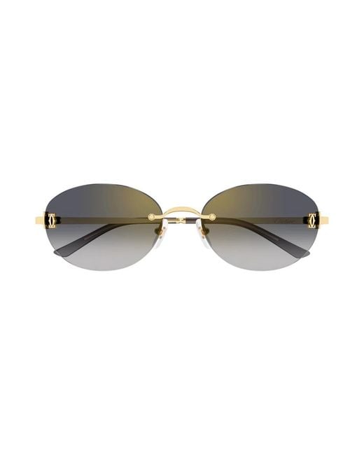 Cartier Metallic Sunglasses
