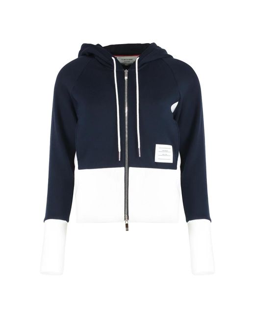 Thom Browne Blue Zip-Throughs