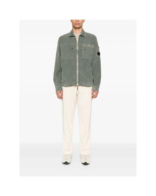 C P Company Green Light Jackets for men