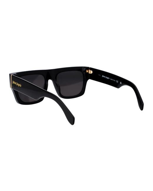 Palm Angels Black Stylische pixley sonnenbrille für den sommer