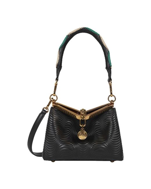 Etro Black Shoulder Bags