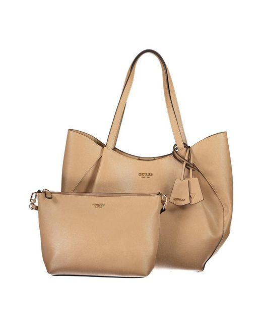 Guess Natural Shopping Bags