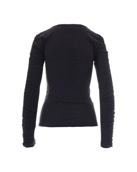 Pinko Blue Long Sleeve T-Shirts