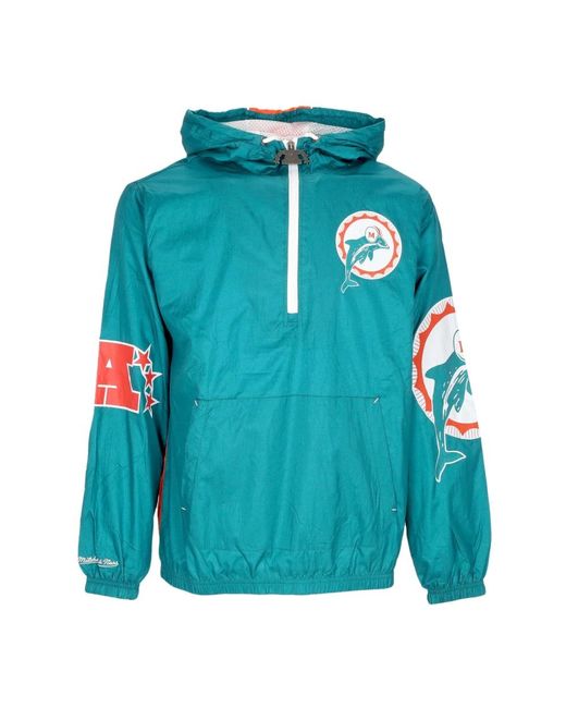 Mitchell & Ness Jassen ,Veelkleurig ,Nfl Team Og 2.0 Anorak Windbreaker in het Blue voor heren