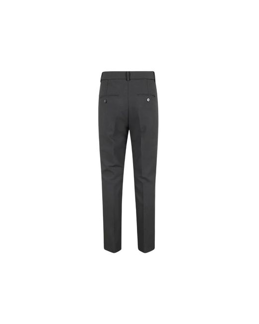 Max Mara Gray Slim-Fit Trousers