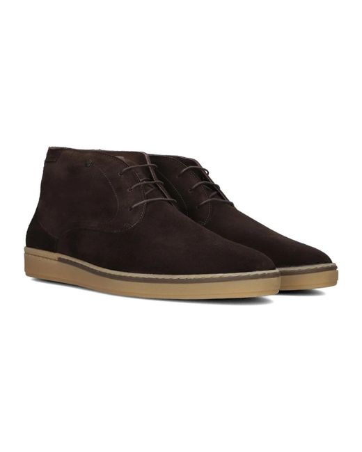 van Bommel Lace-Up Boots in het Black voor heren