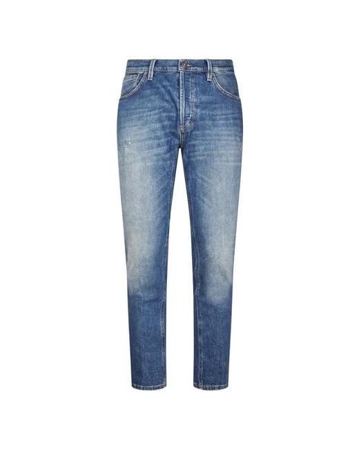 Dondup Blue Slim Fit Jeans for men