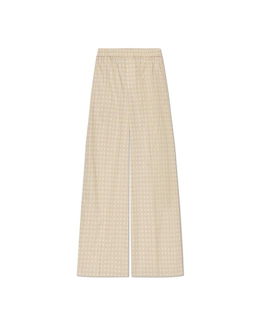 Wide Trousers KENZO de color Natural