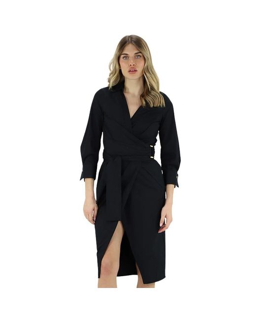 Elisabetta Franchi Black Short Dresses