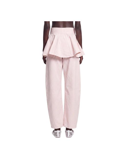Alaïa Pink Loose Fit Jeans