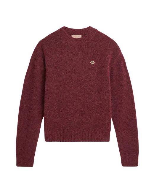 Josh V Red Round-Neck Knitwear