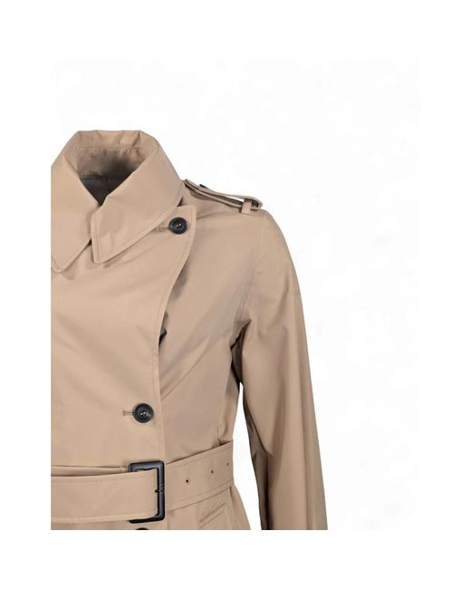Save The Duck Natural Trench Coats