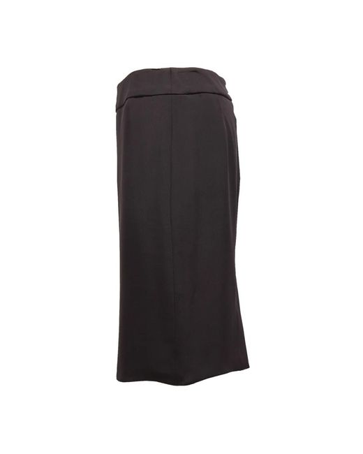 Armani Black Pencil Skirts