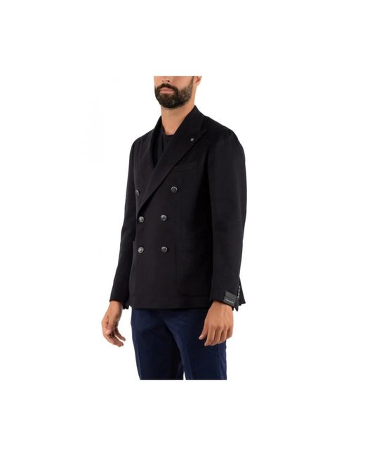 Tagliatore Black Blazers for men