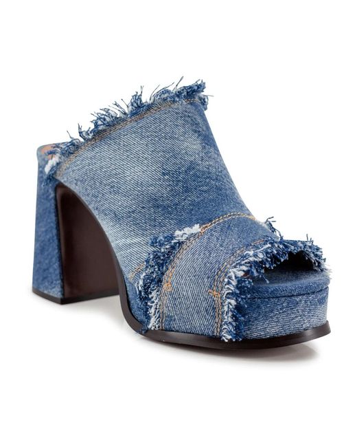 Shoes > heels > heeled mules Ash en coloris Blue