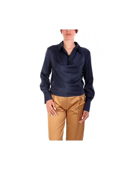 Marella Overhemden ,Blauw ,Denim in het Blue