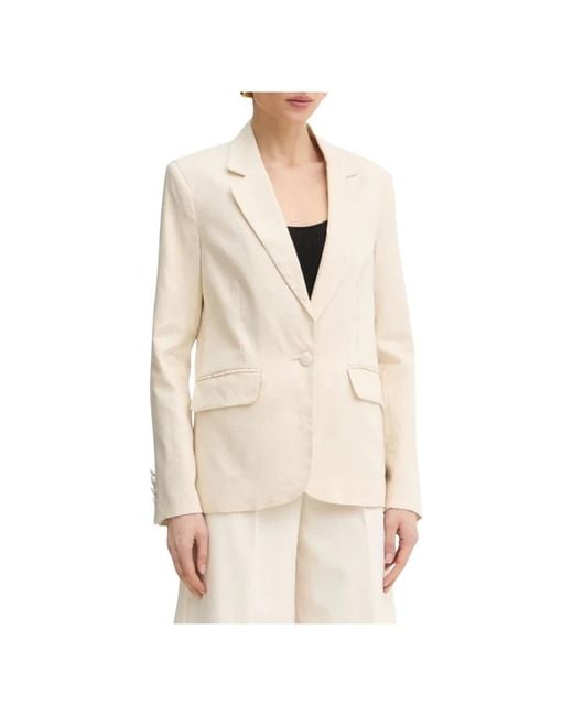 Silvian Heach Natural Blazers