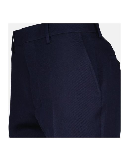 Trousers > slim-fit trousers AMI en coloris Blue