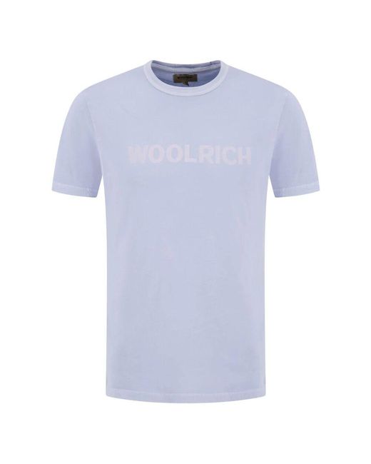 Woolrich Leicht Gefärbtes T-Shirt in Blue für Herren